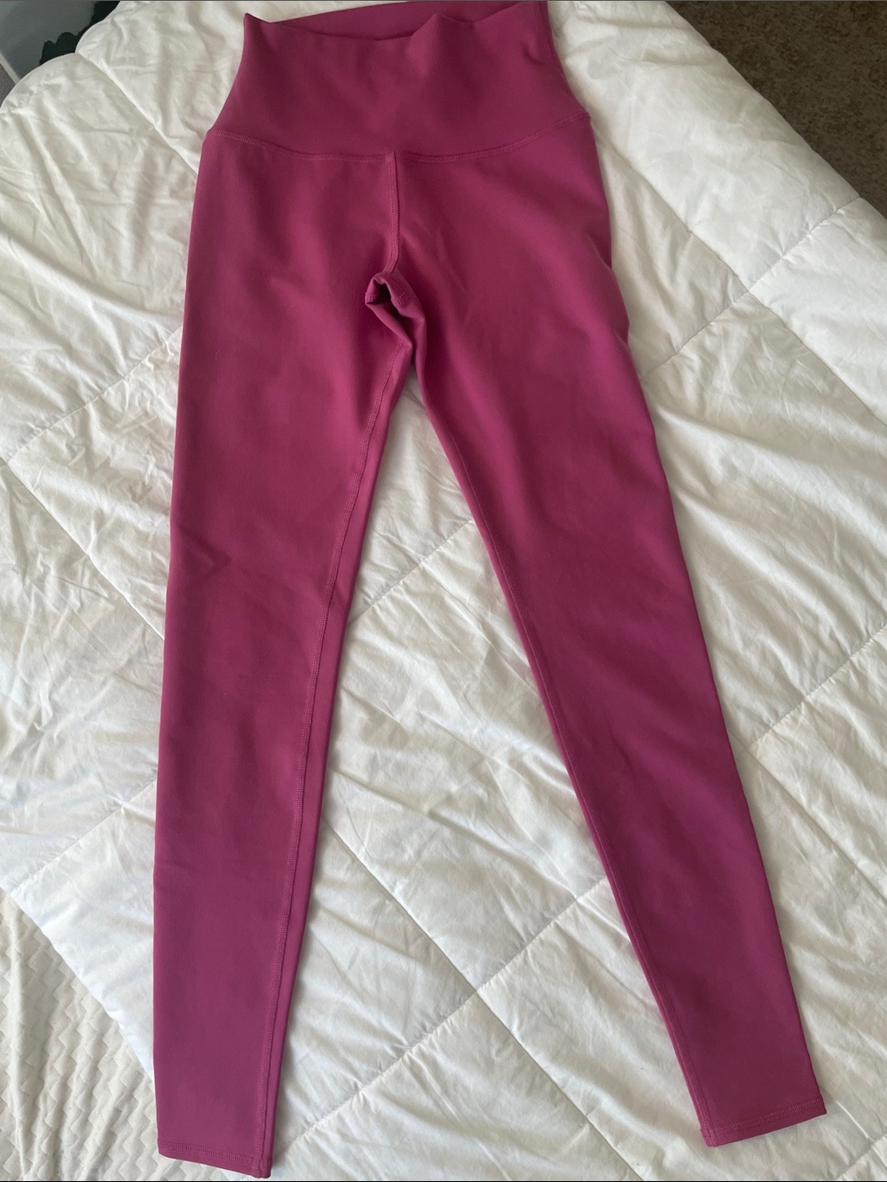 ALO Yoga Womens High-Rise Magenta Leggings